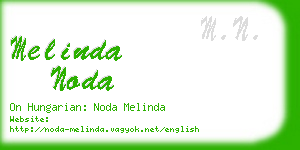 melinda noda business card